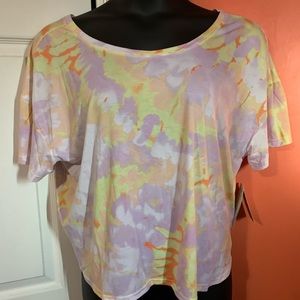 Nwt athletic tel gear top xxl crop workout style